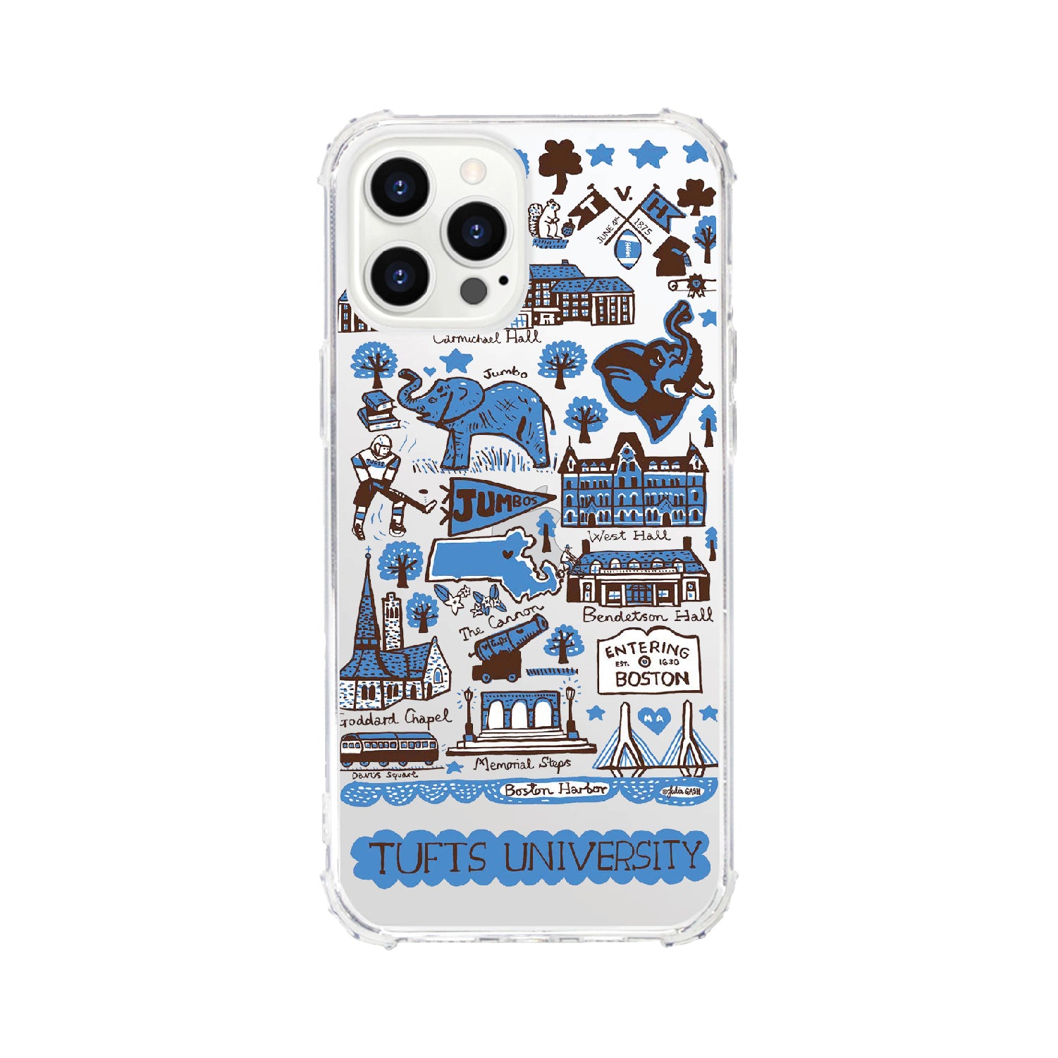 Phone Case, Tough Edge, Tufts University