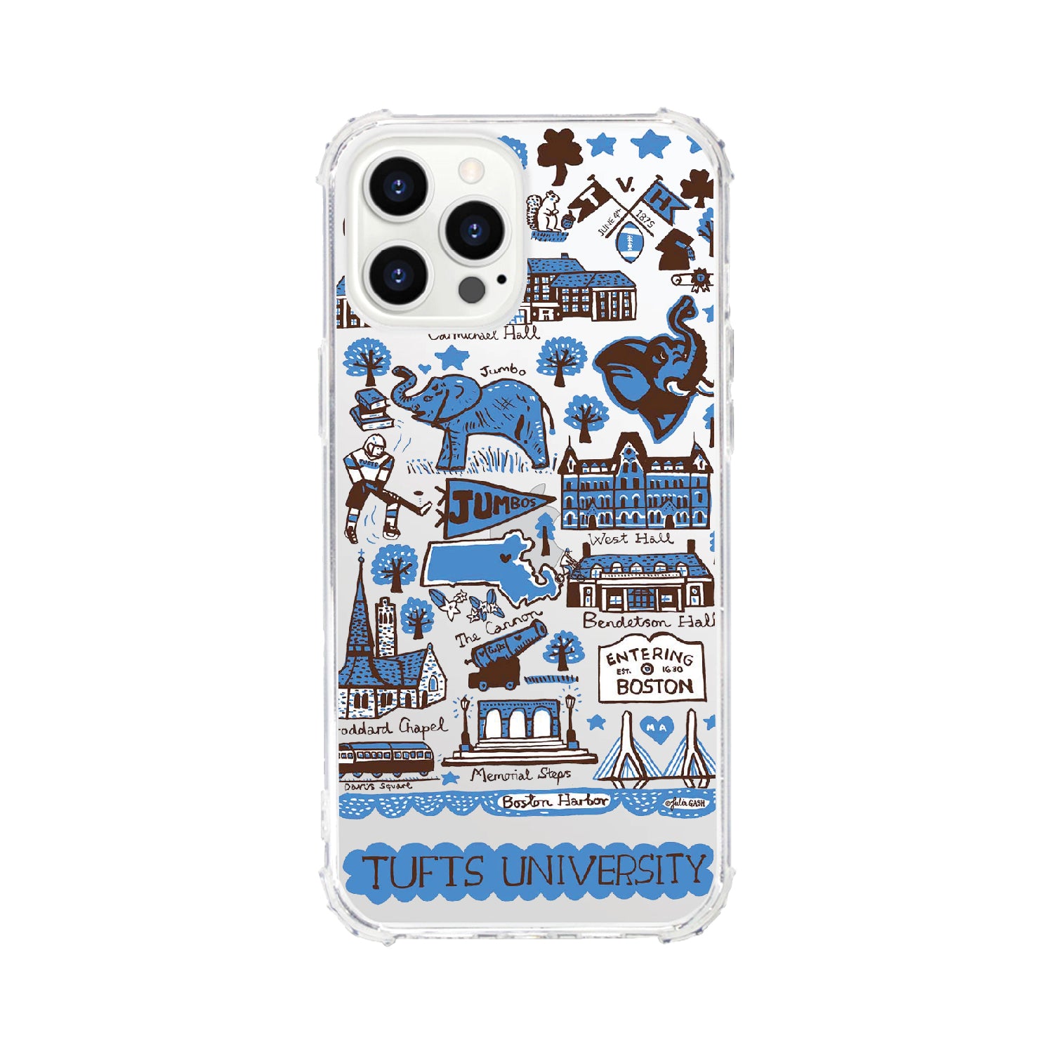 Phone Case, Tough Edge, Tufts University