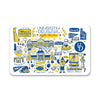 Mouse Pad, Fabric, University of Delaware