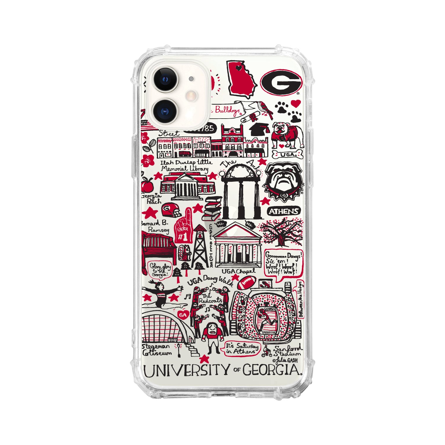 Phone Case, Tough Edge, University of Georgia