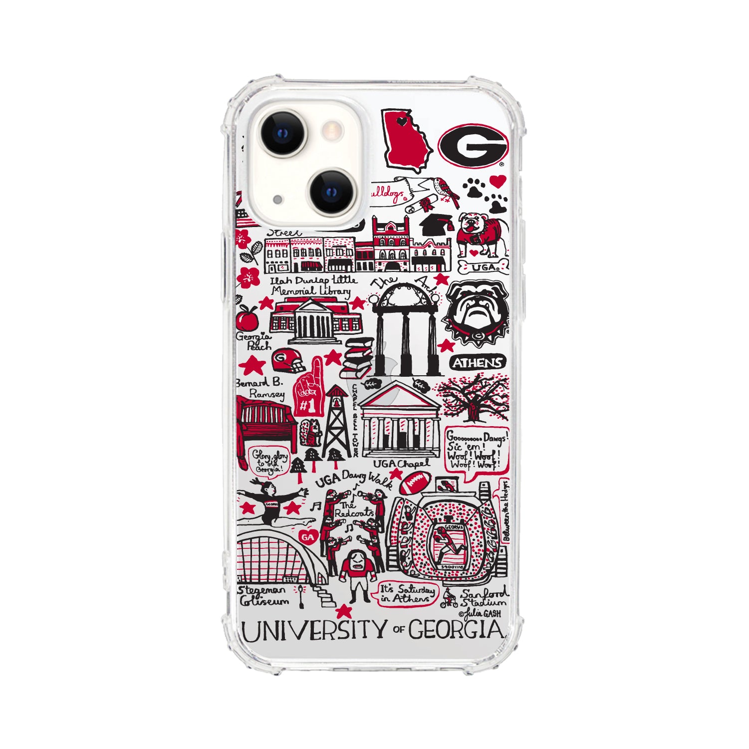 Phone Case, Tough Edge, University of Georgia