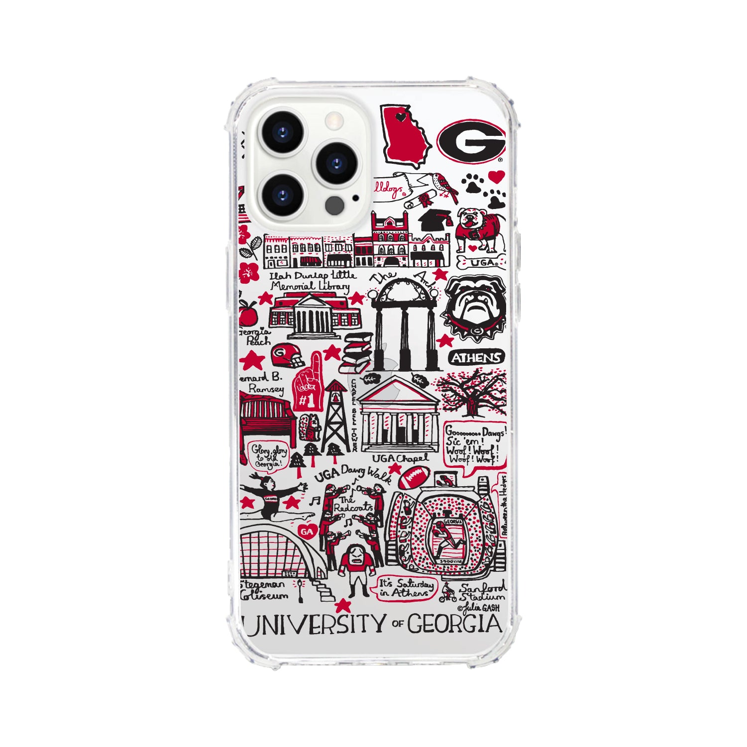 Phone Case, Tough Edge, University of Georgia