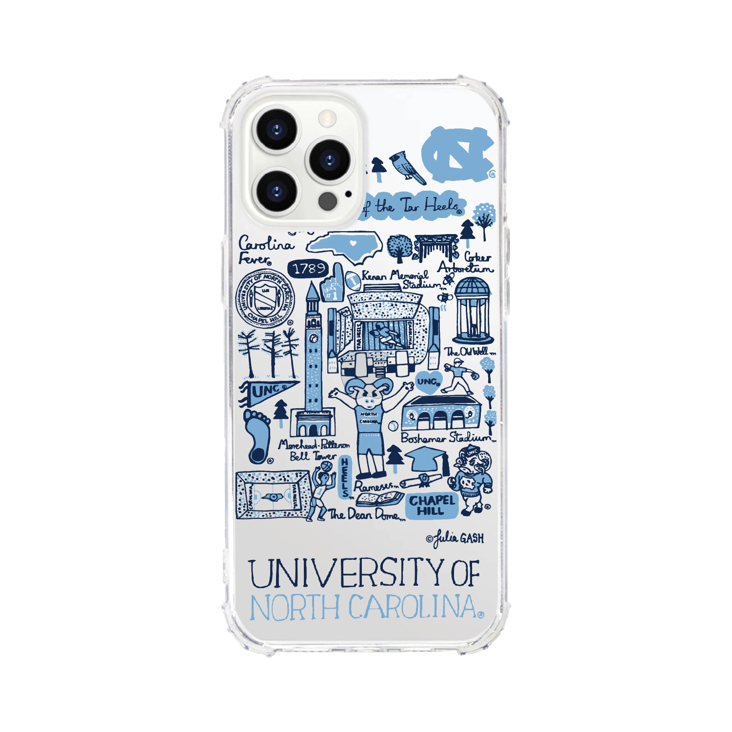 Phone Case, Tough Edge, University of North Carolina