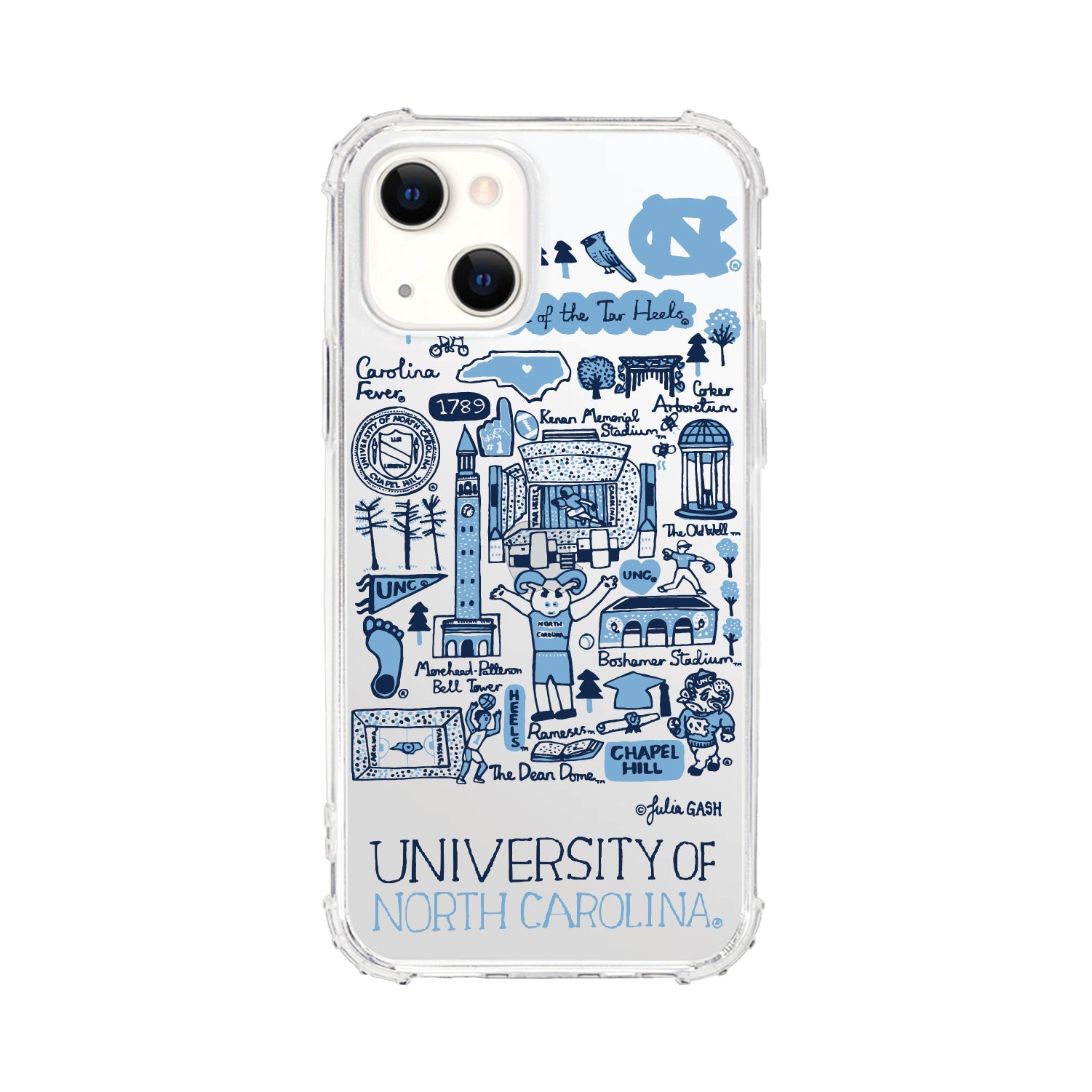 Phone Case, Tough Edge, University of North Carolina