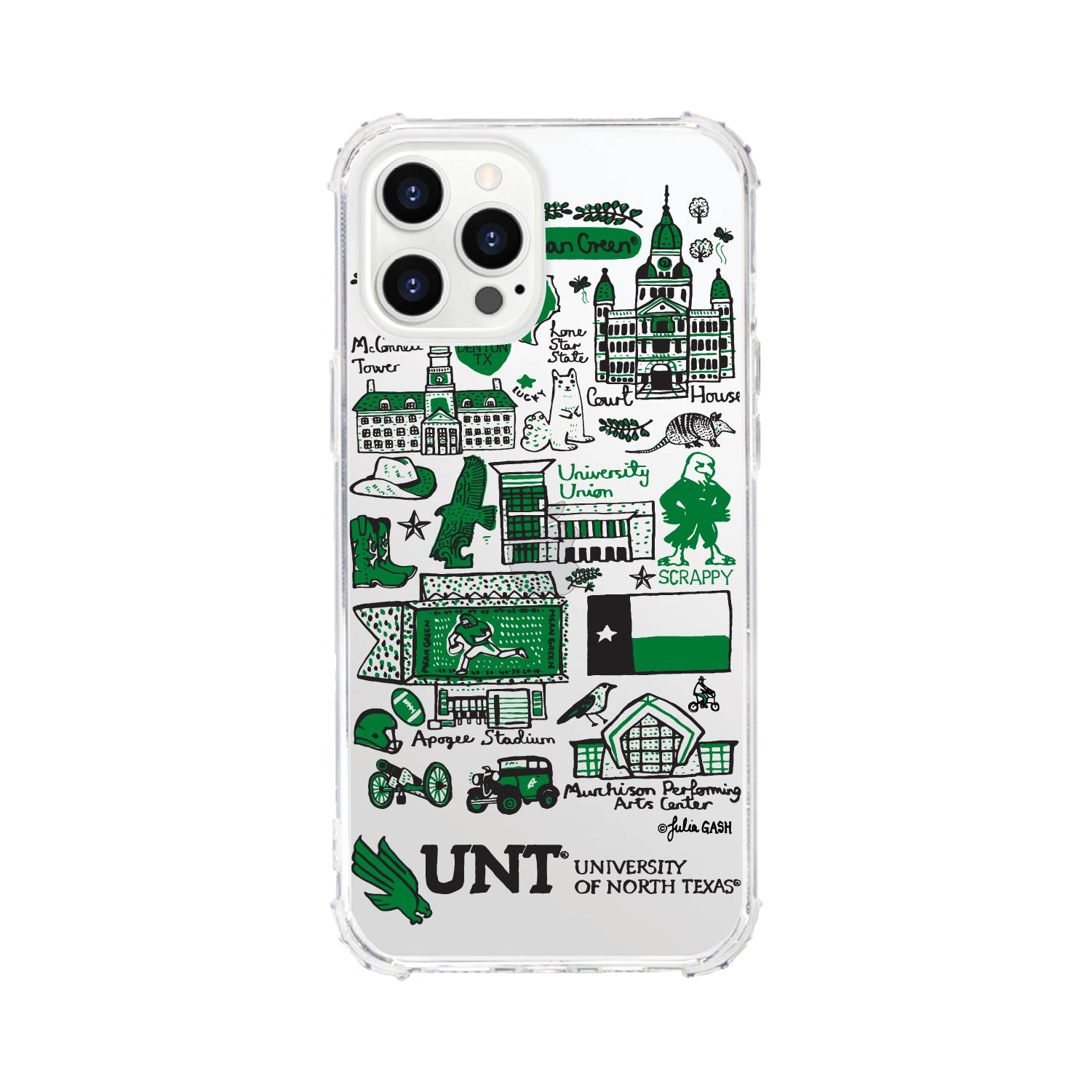 Phone Case, Tough Edge, University of North Texas