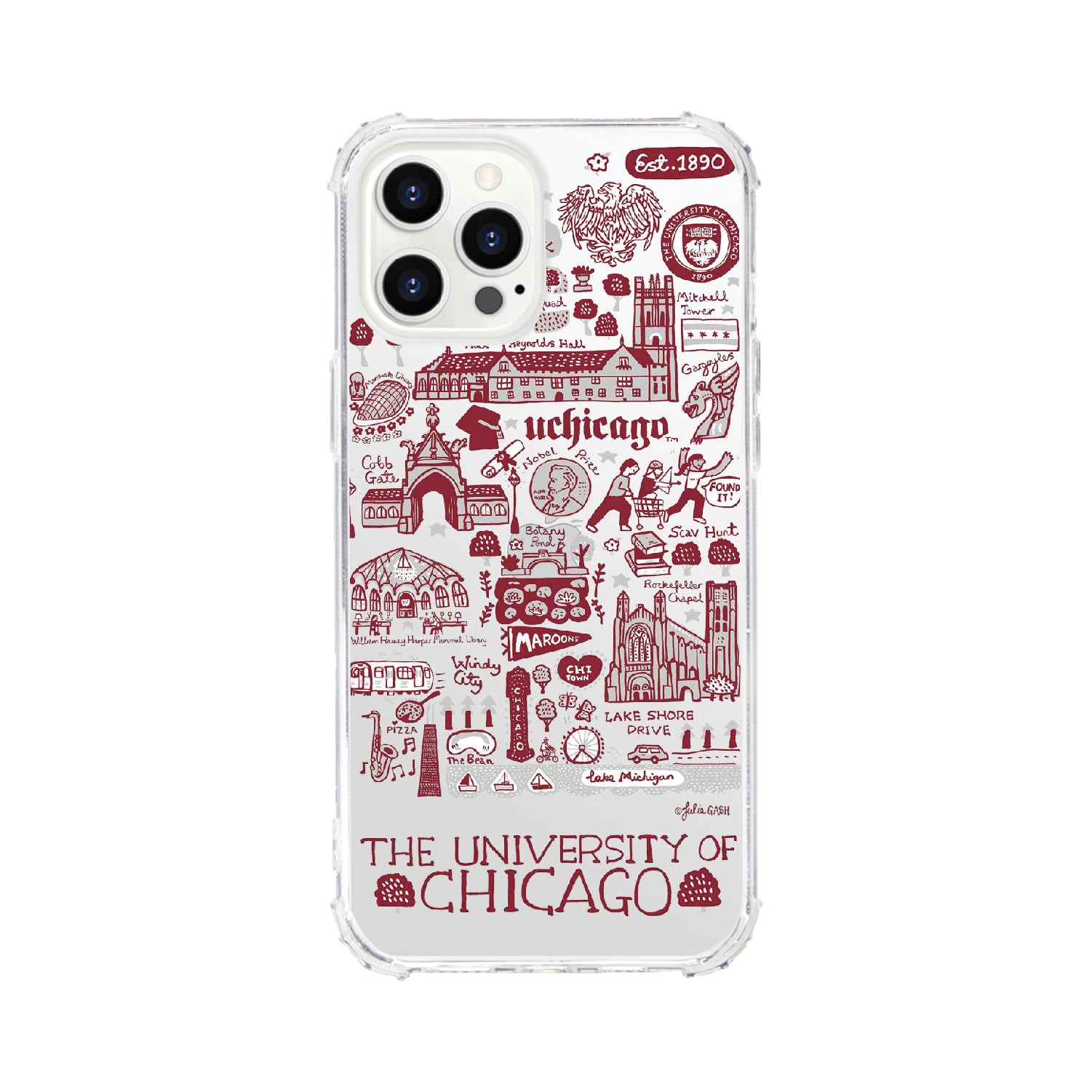 Phone Case, Tough Edge, University of Chicago