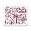 University of Chicago Fabric Mouse Pad | OTM Essentials