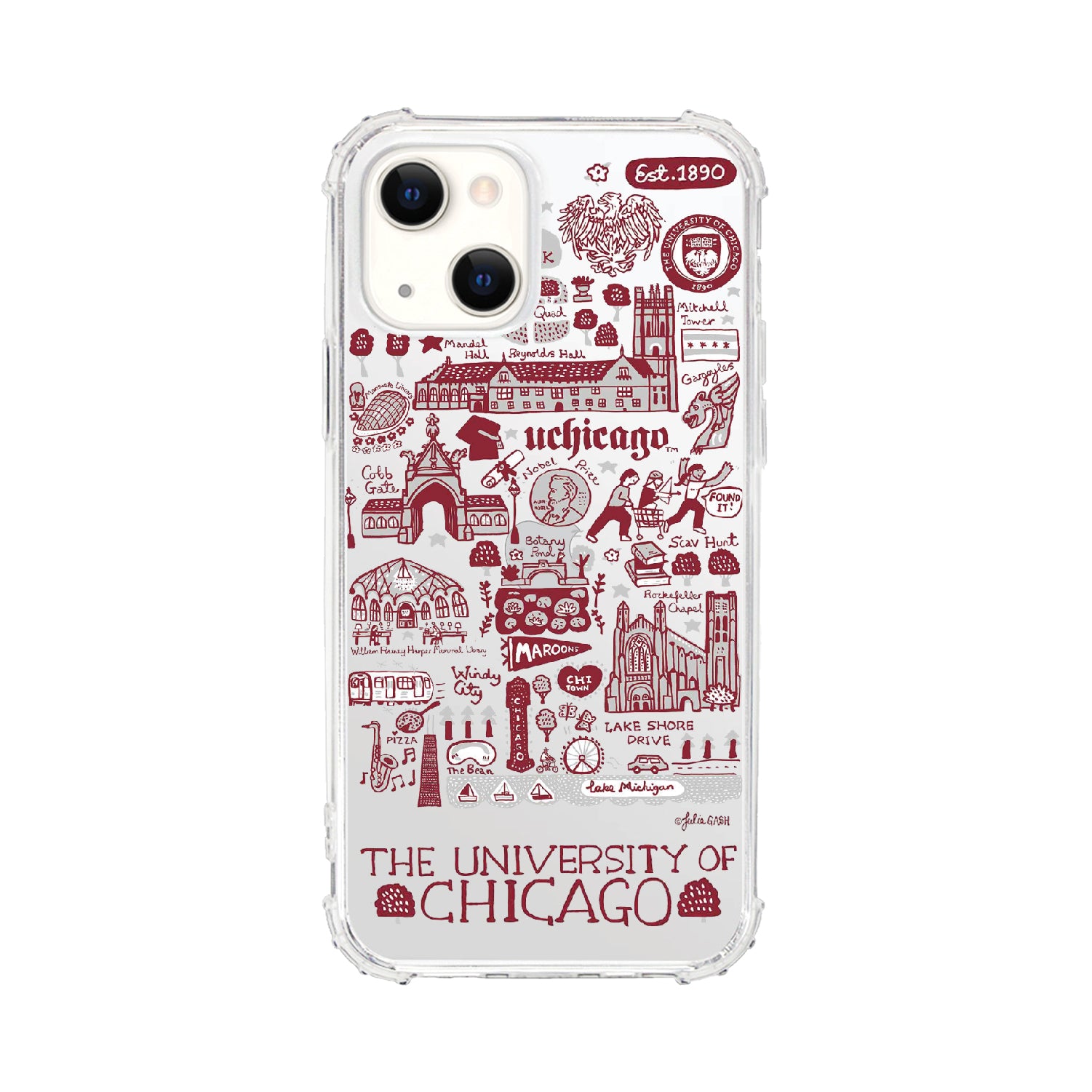 Phone Case, Tough Edge, University of Chicago