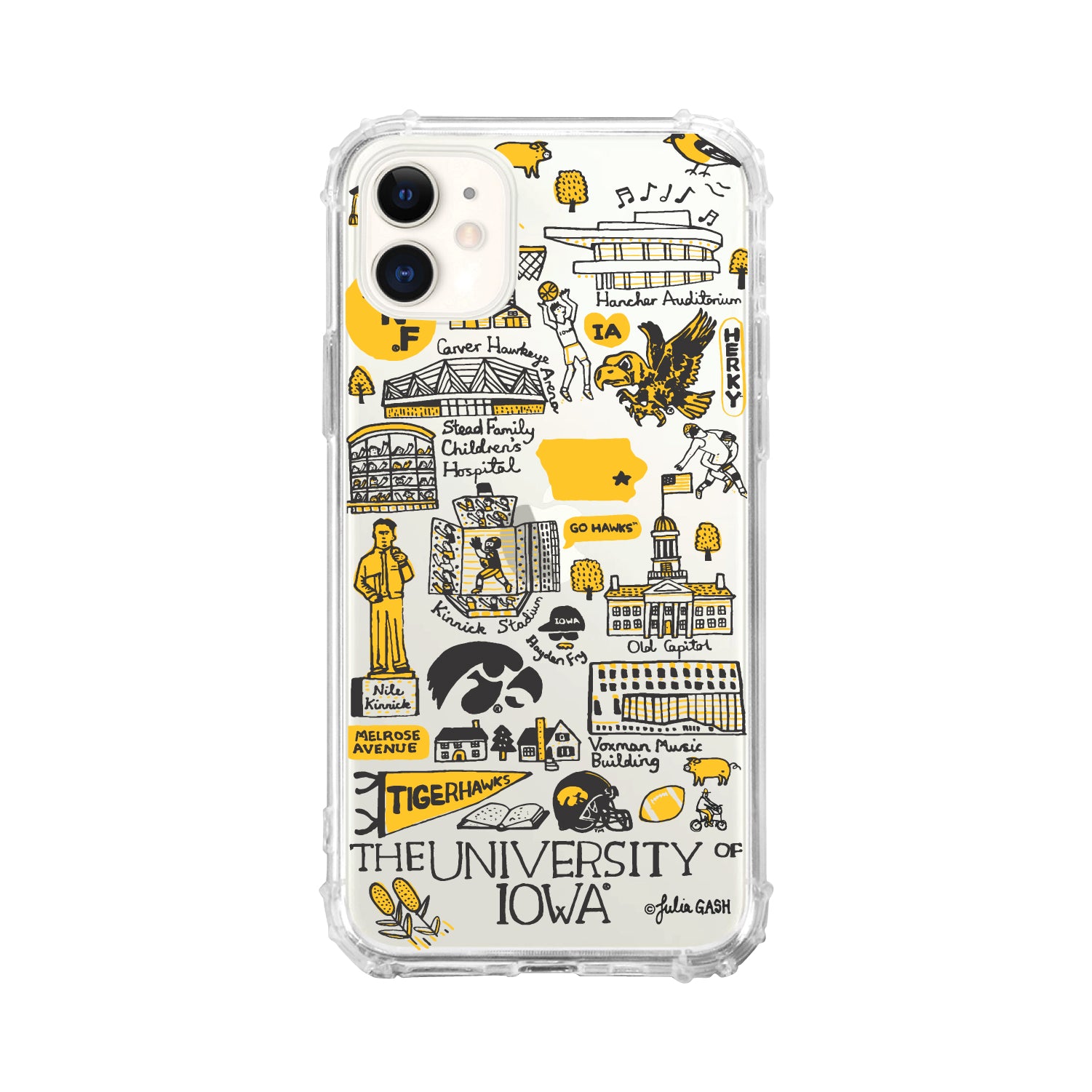 Phone Case, Tough Edge, The University of Iowa