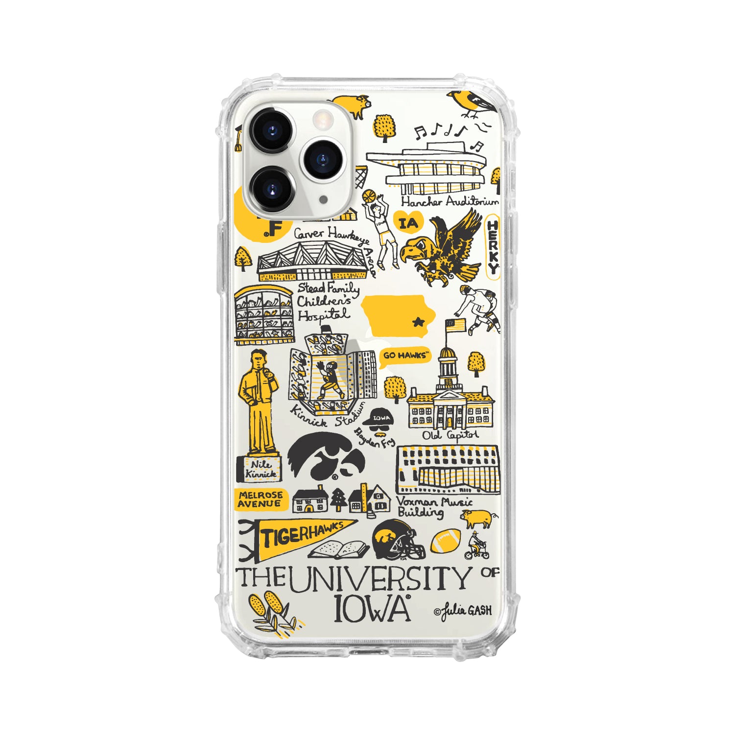 Phone Case, Tough Edge, The University of Iowa