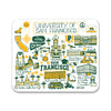 Mouse Pad, Fabric, University of San Francisco