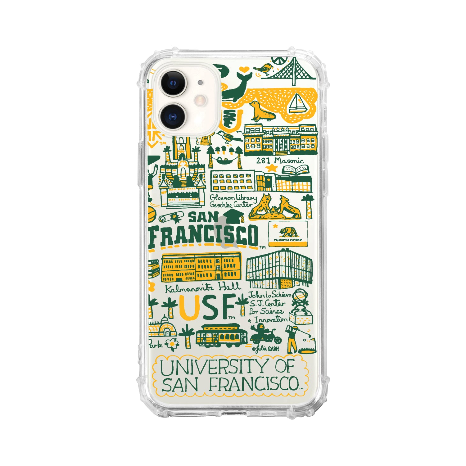 Phone Case, Tough Edge, University of San Francisco