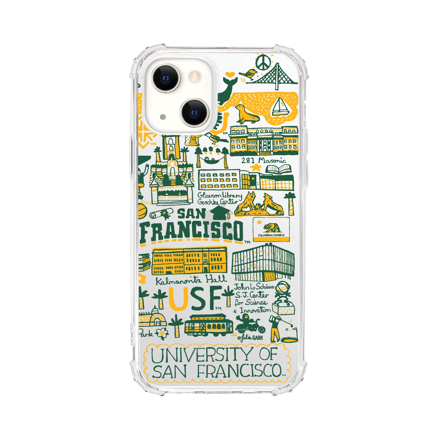 Phone Case, Tough Edge, University of San Francisco