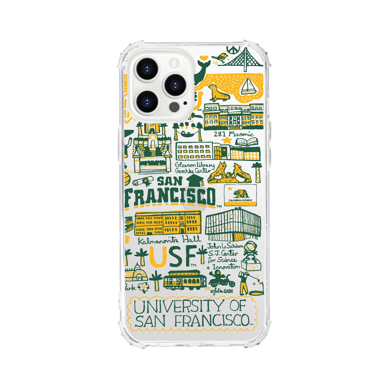 Phone Case, Tough Edge, University of San Francisco