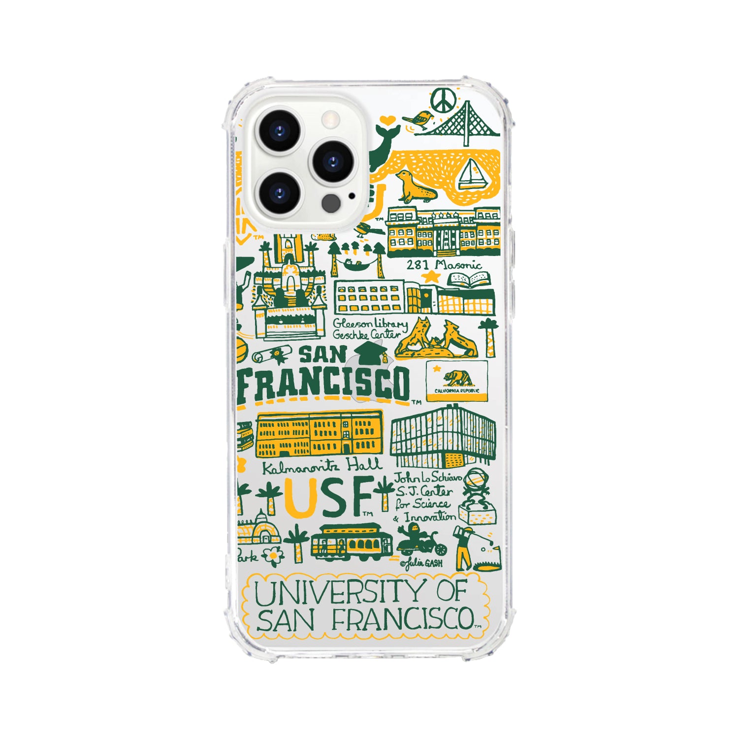 Phone Case, Tough Edge, University of San Francisco