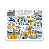 Mouse Pad, Fabric, West Virginia University