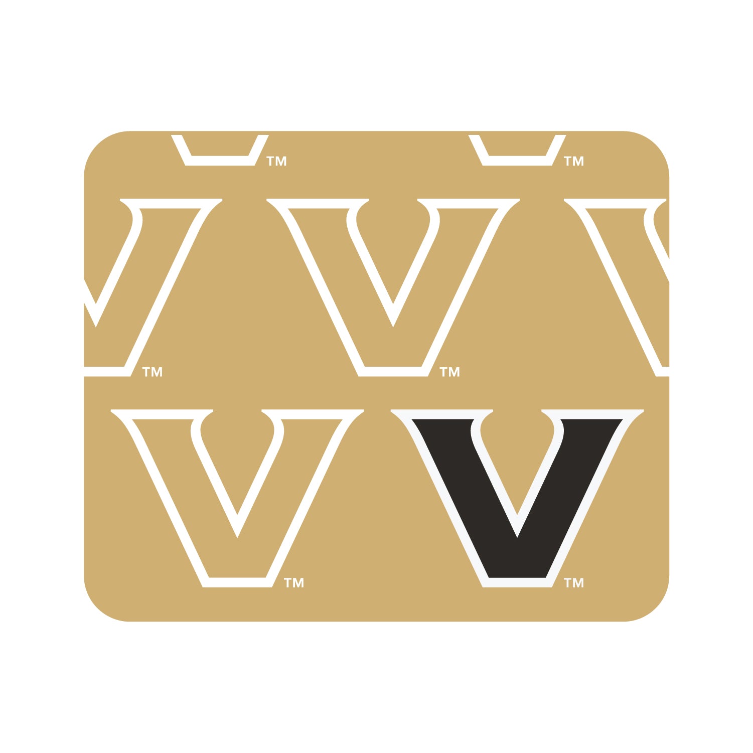 Mouse Pad, Fabric, Vanderbilt University