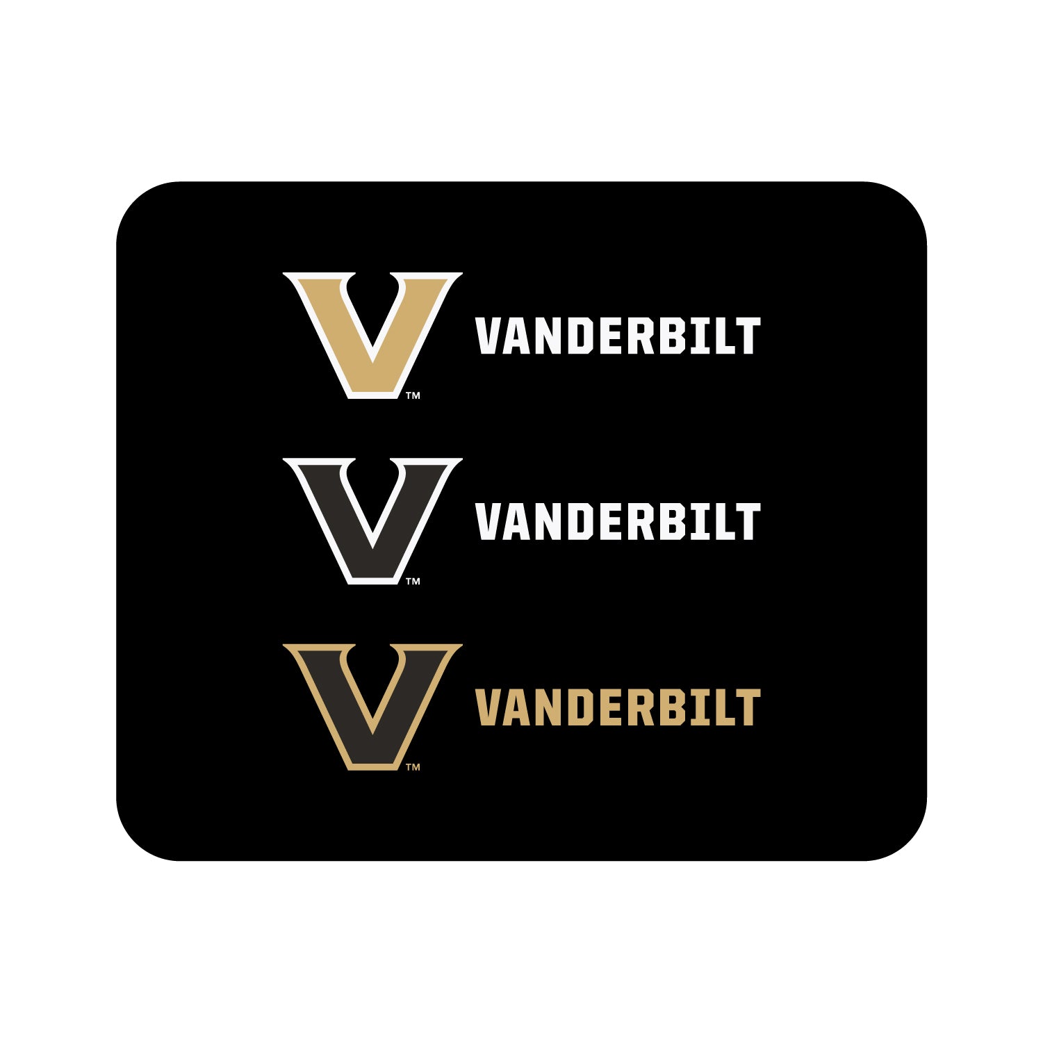 Mouse Pad, Fabric, Vanderbilt University