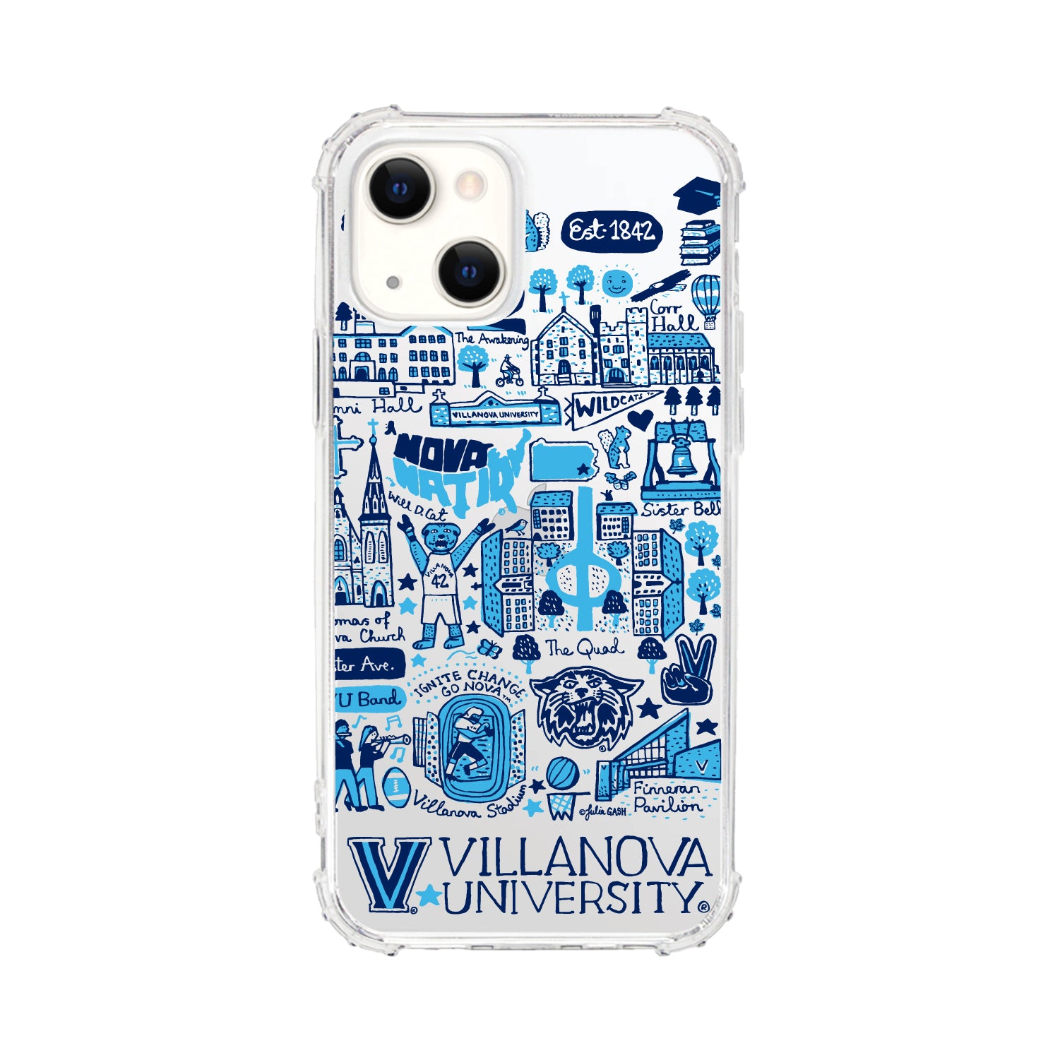 Phone Case, Tough Edge, Villanova University