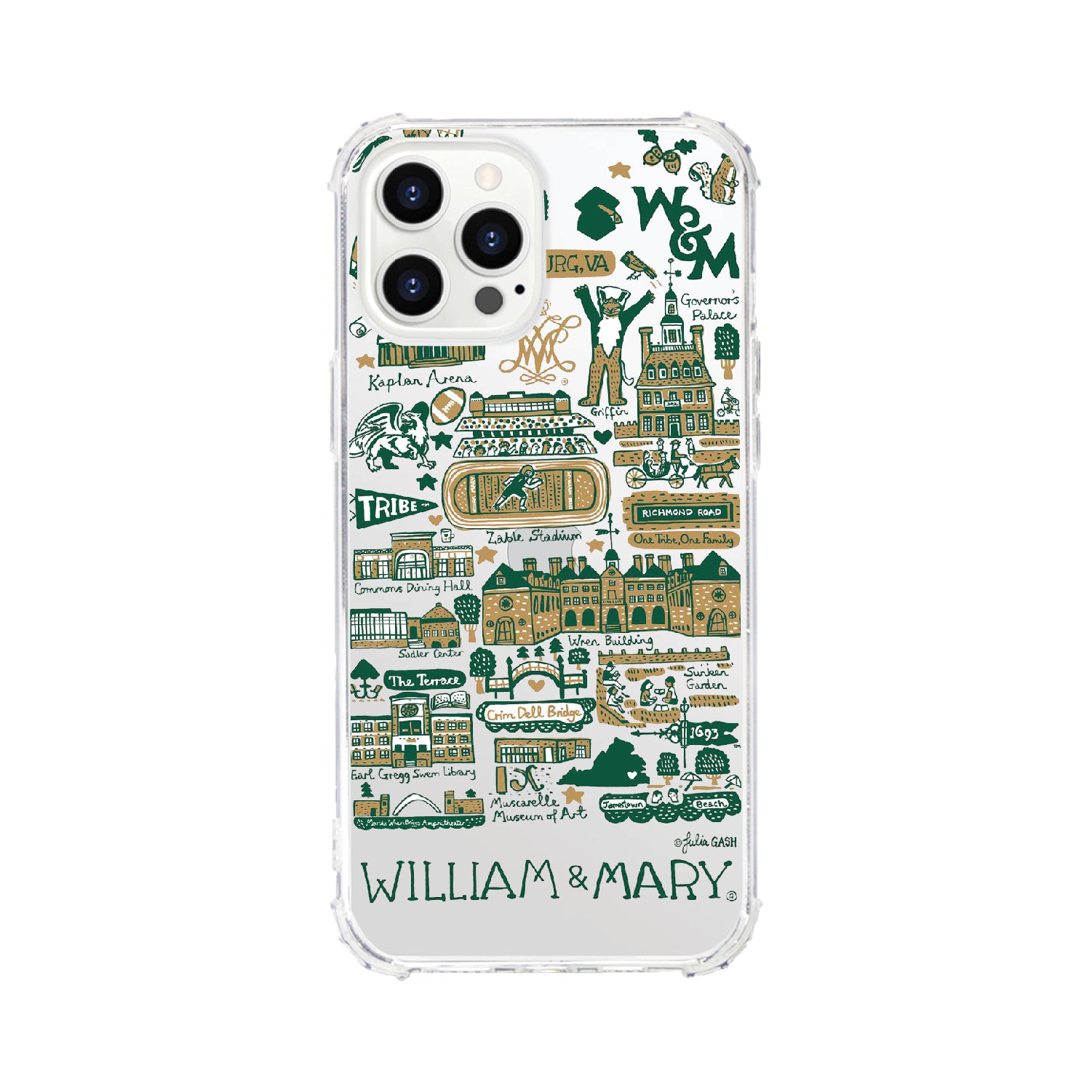 Phone Case, Tough Edge, College of William & Mary