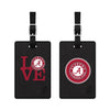 Luggage Tag, Faux Leather, University of Alabama