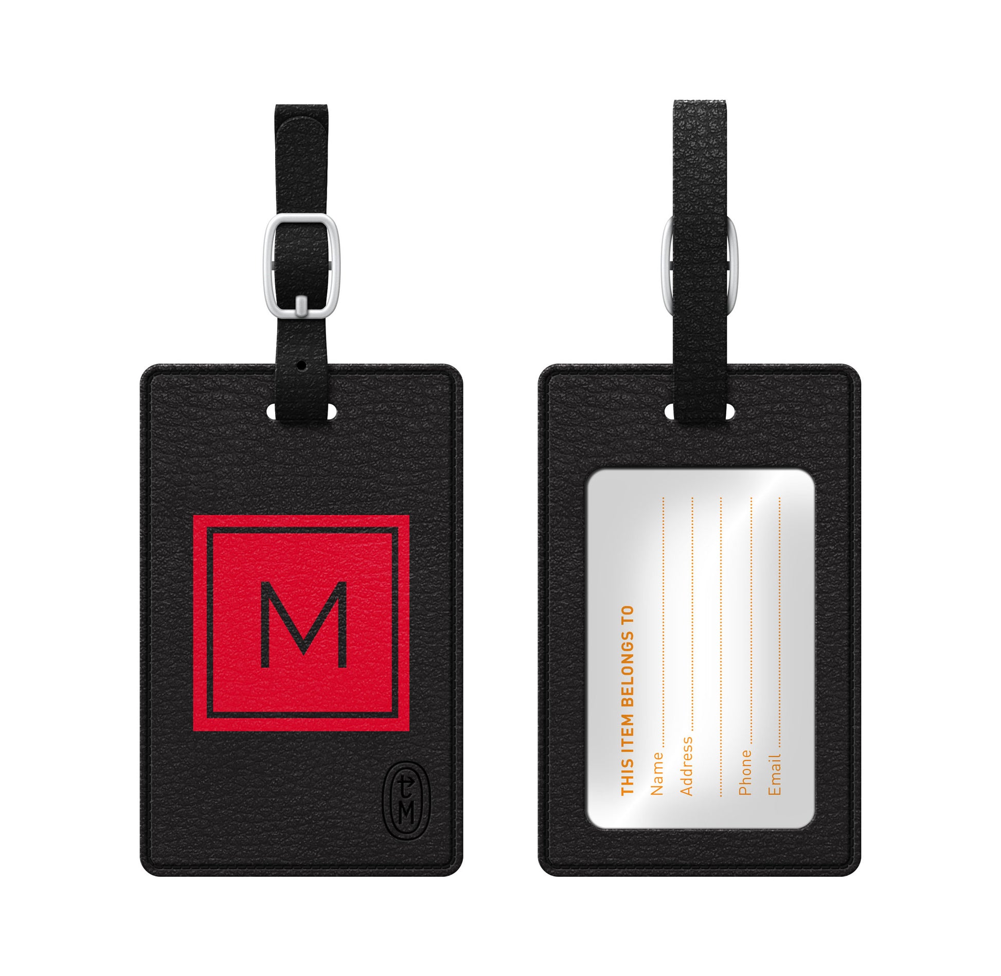 Monogram Luggage Tag, Inversed