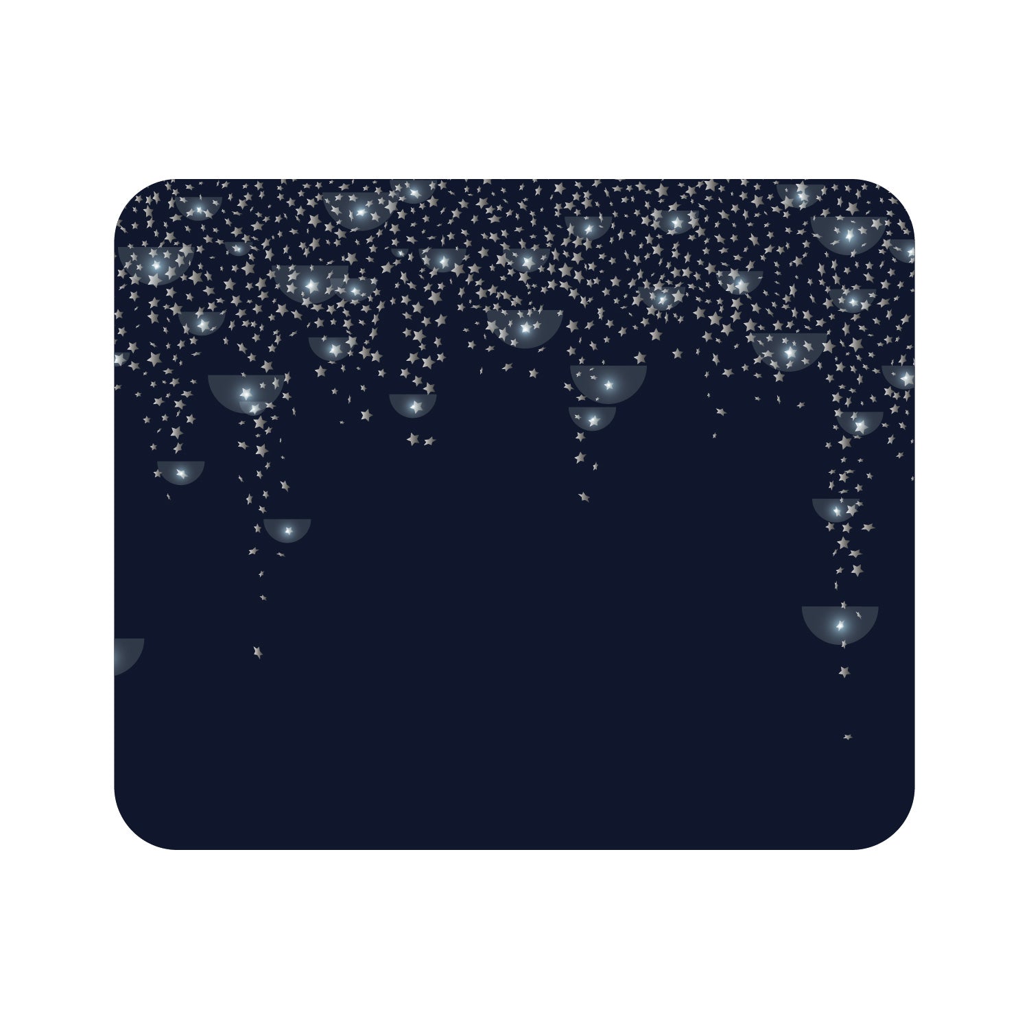 OTM Essentials Navy Mouse Pad, Falling Stars
