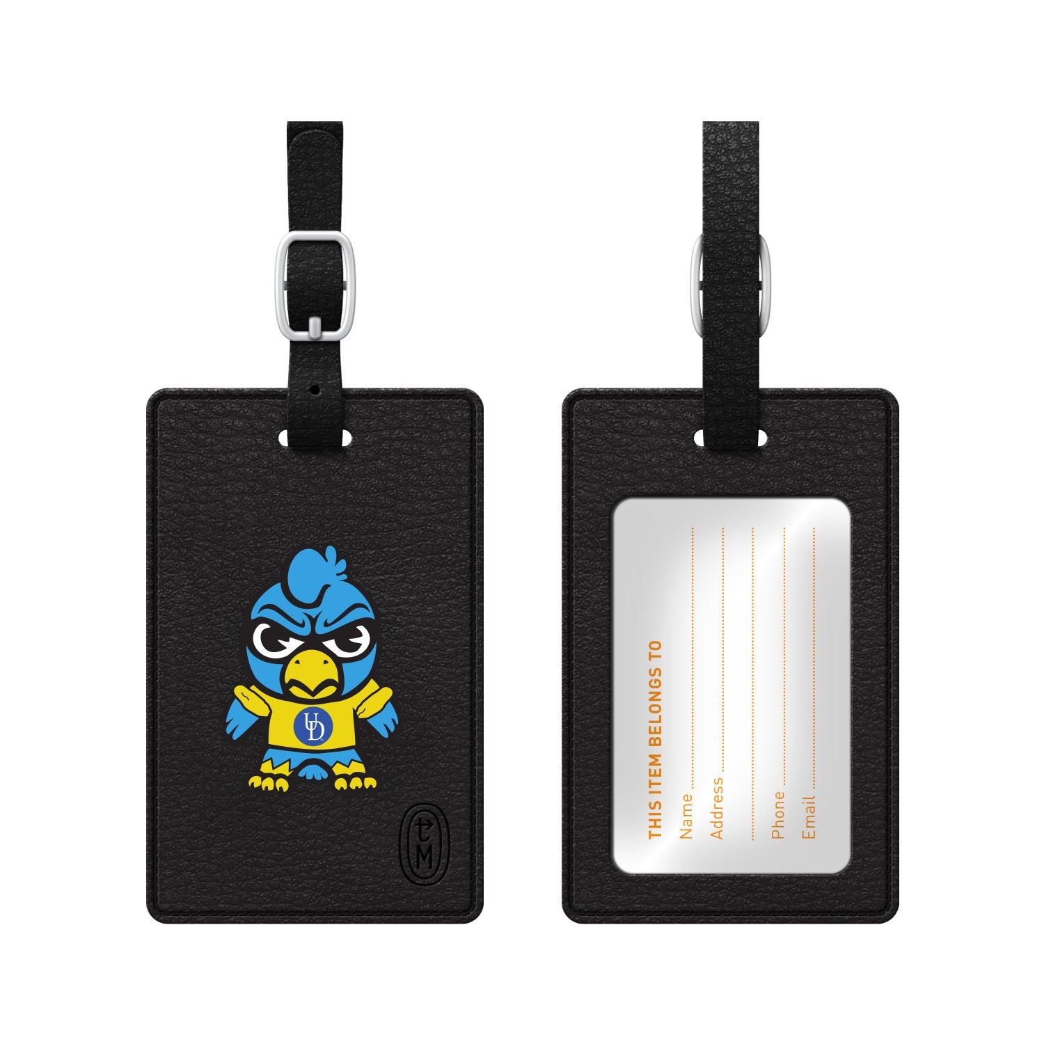 University of Delaware Faux Leather Luggage Tag, Tokyodachi Classic