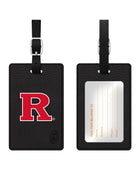 Rutgers University Faux Leather Luggage Tag, Classic