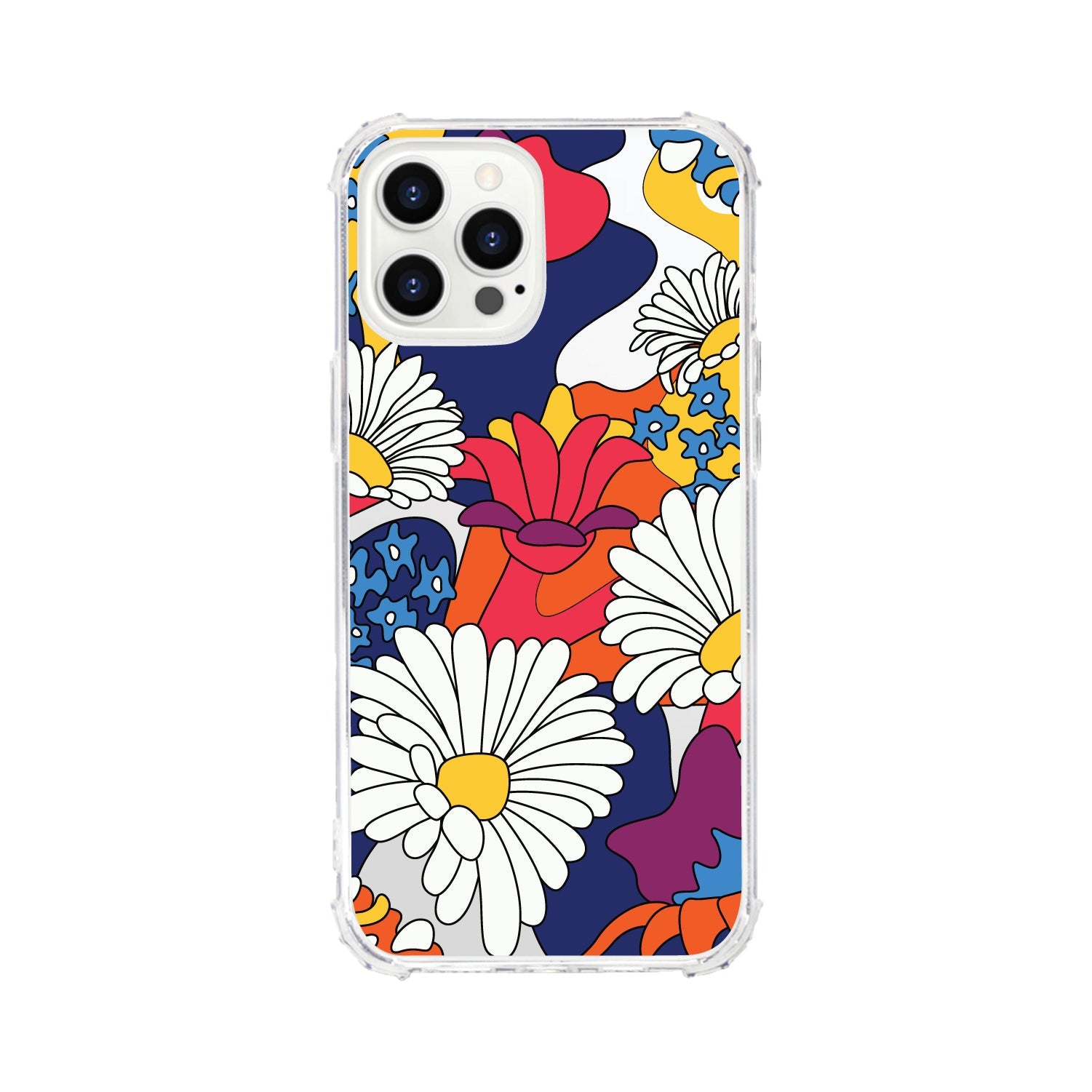 iPhone Tough Edge Case, Flower Power