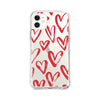 OTM Essentials iPhone Tough Edge Phone Case, Red Hearts Red