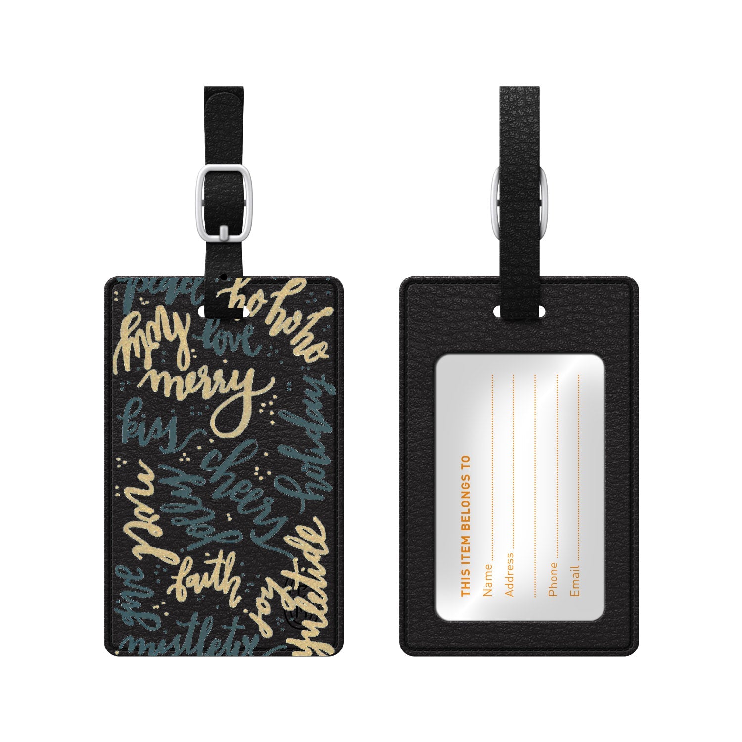 Luggage Tag, Holiday Wishes