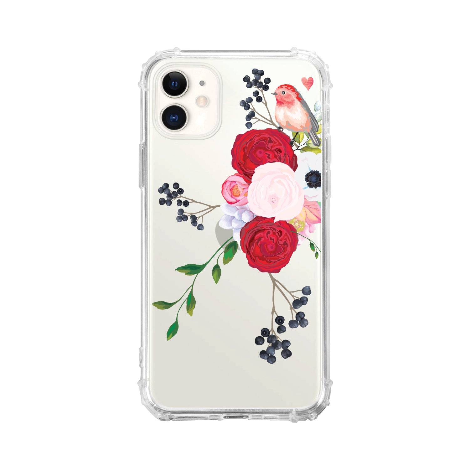 iPhone Tough Edge Case, Flower Bird