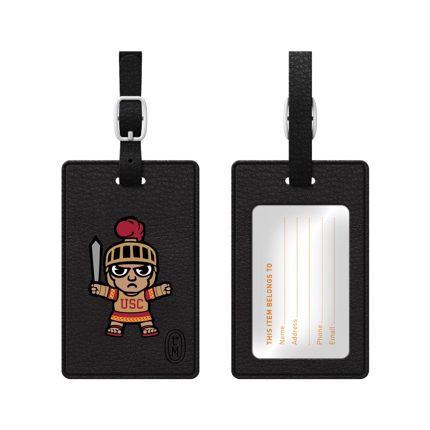 University of Southern California Faux Leather Luggage Tag, Tokyodachi Classic