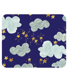 OTM Essentials Navy Blue Mousepad, Clouds and Stars