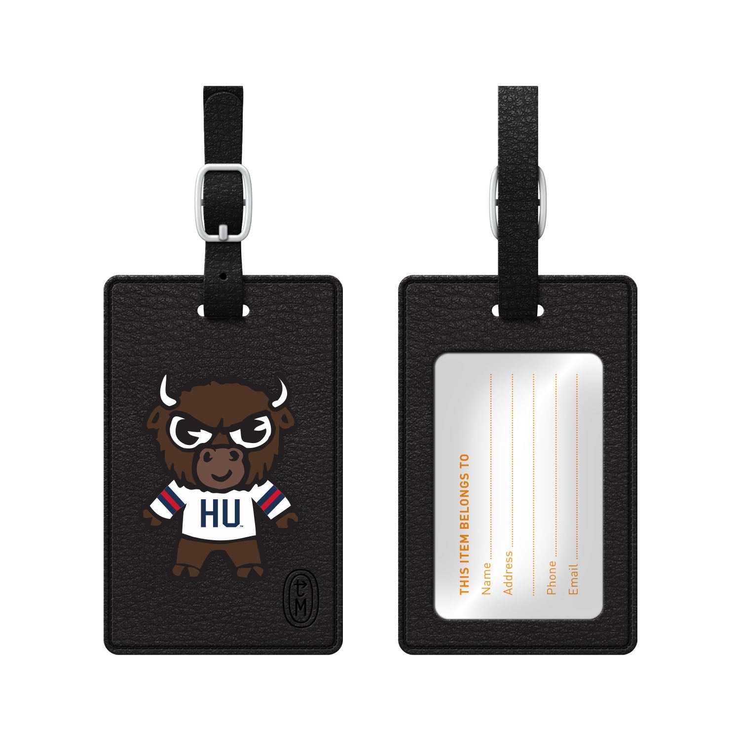 Howard University Faux Leather Luggage Tag, Tokyodachi Classic