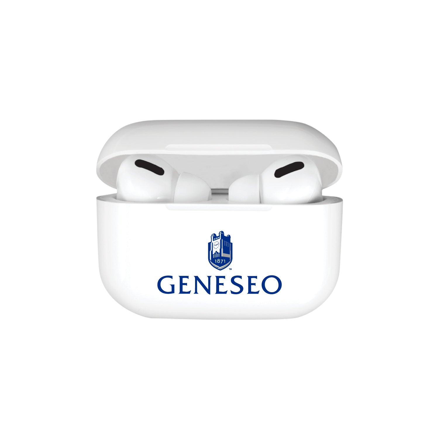 State University of New York at Geneseo - Airpods 3rd Gen Case TPU, White, Classic