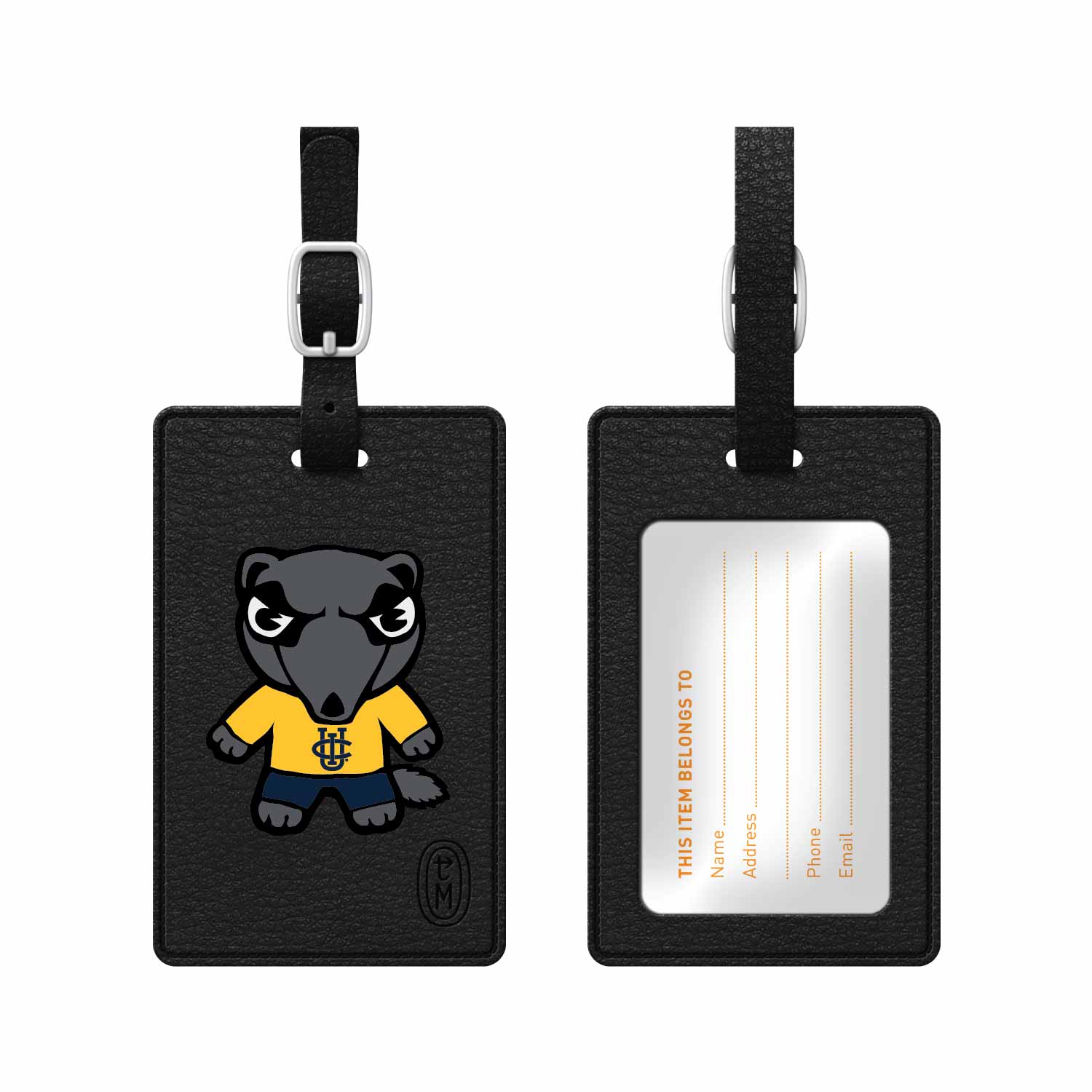 University of California-Irvine Faux Leather Luggage Tag, Tokyodachi Classic