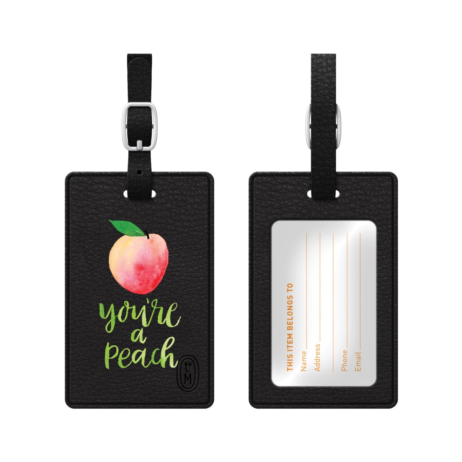 Luggage Tag, You're A Peach