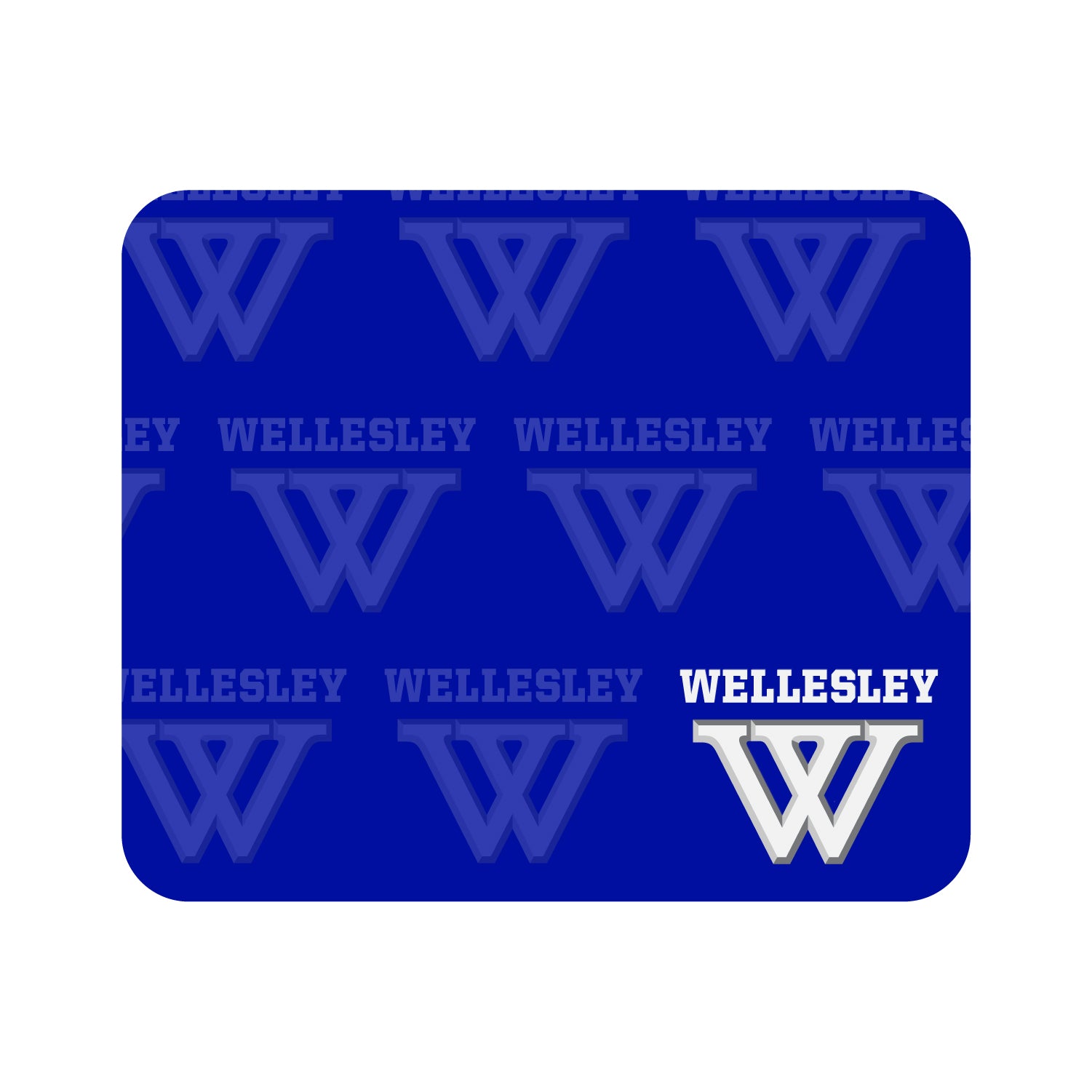 Wellesley College V2 Mousepad, Mascot Repeat V1