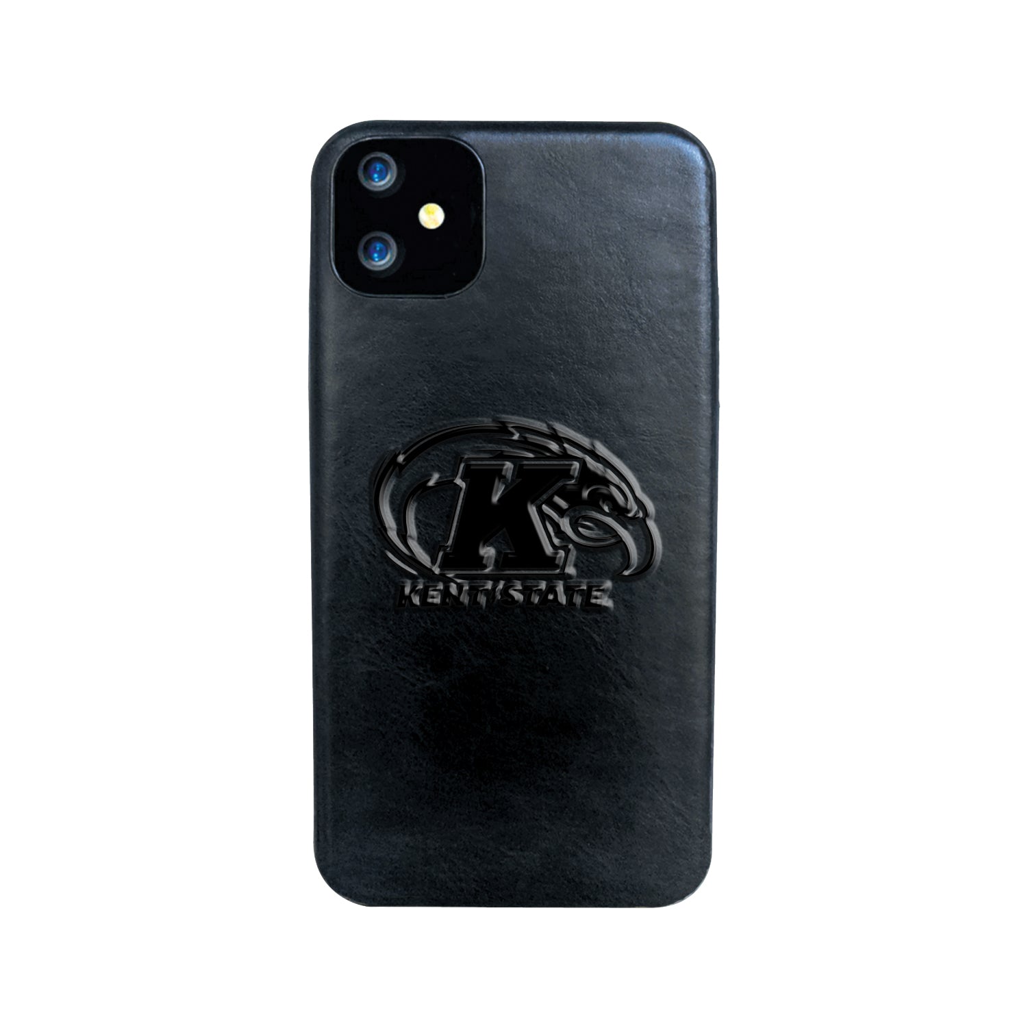 Kent State University Leather Shell Phone Case, Black, Alumni - iPhone 11