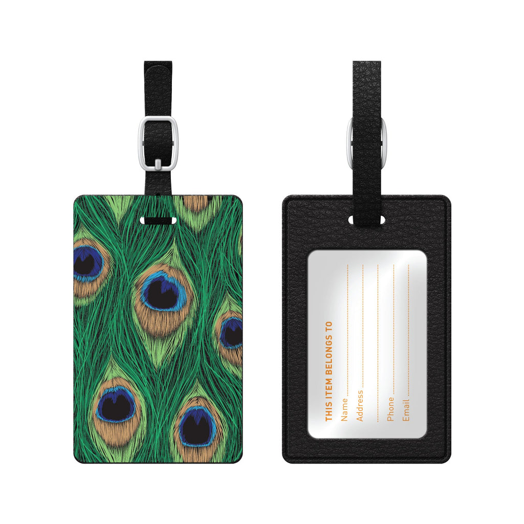 Feathers Peacock Luggage Tag | OTM Essentials
