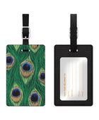 Luggage Tag, Feathers Peacock