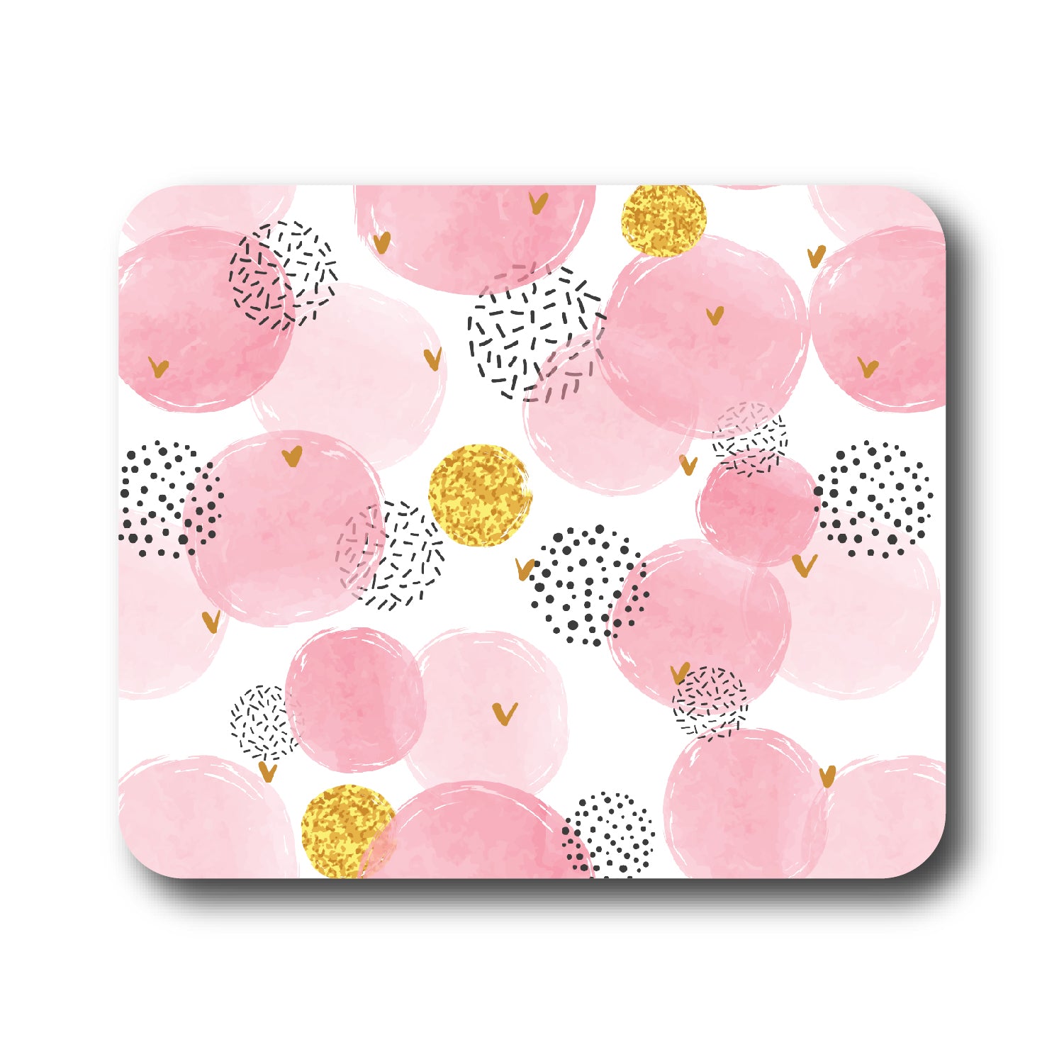 OTM Essentials  Mouse Pad, Dotted Pink