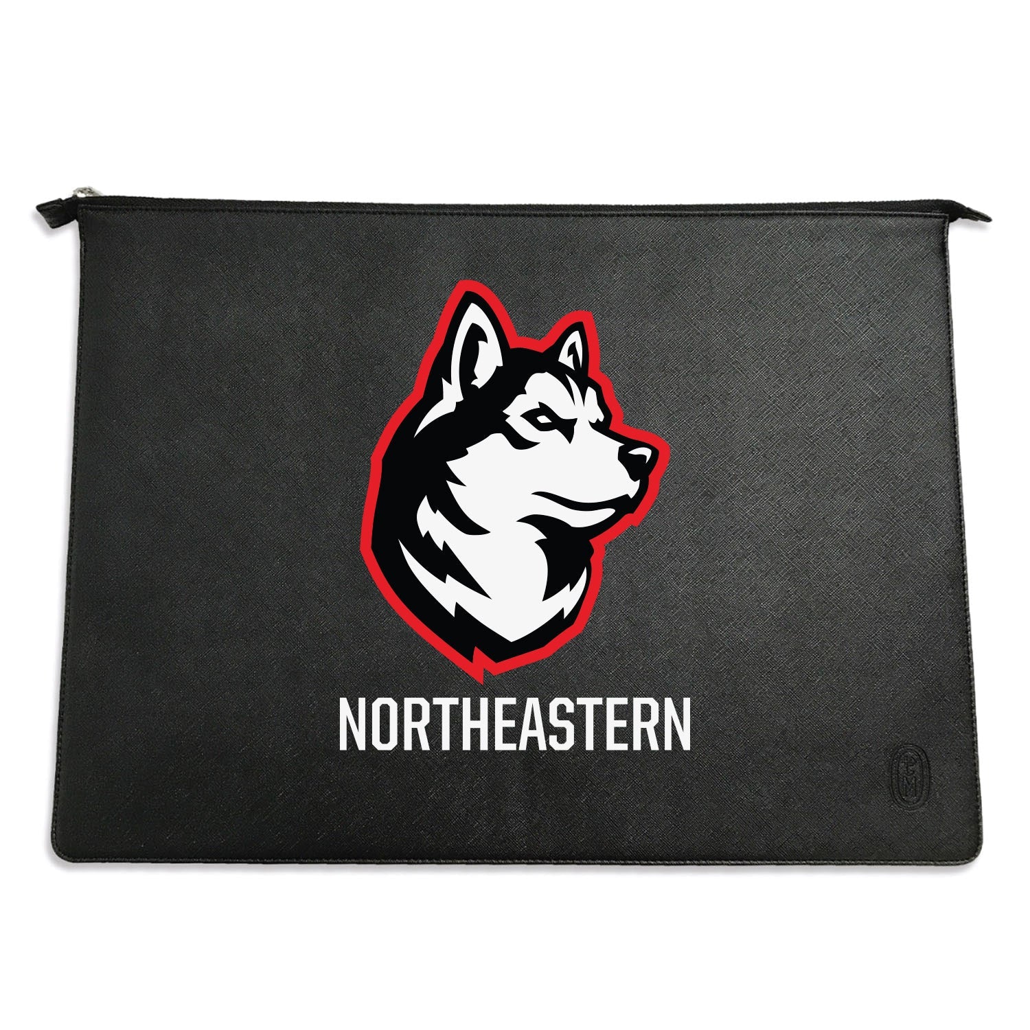 Northeastern University Faux Leather Laptop Sleeve | OTM Essentials