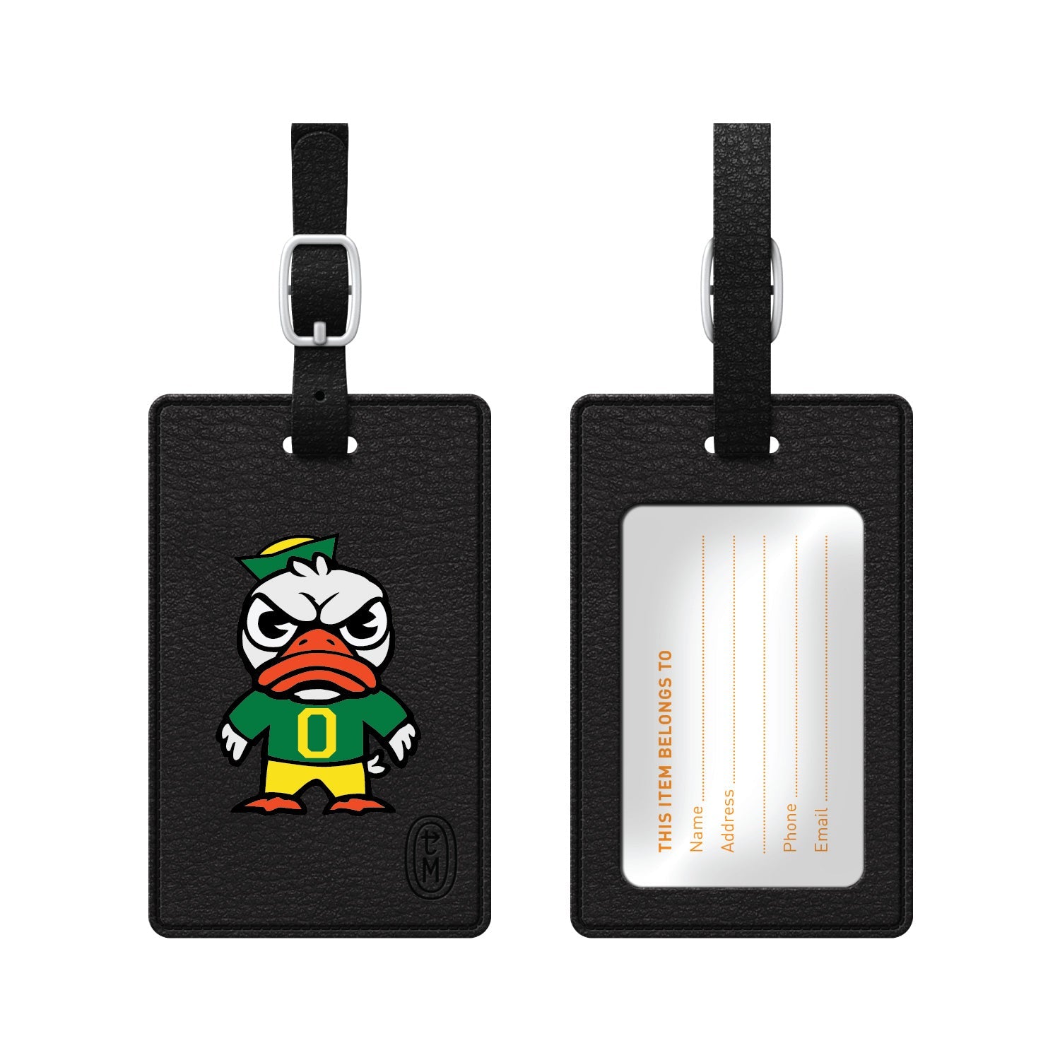 University of Oregon Faux Leather Luggage Tag, Tokyodachi Classic