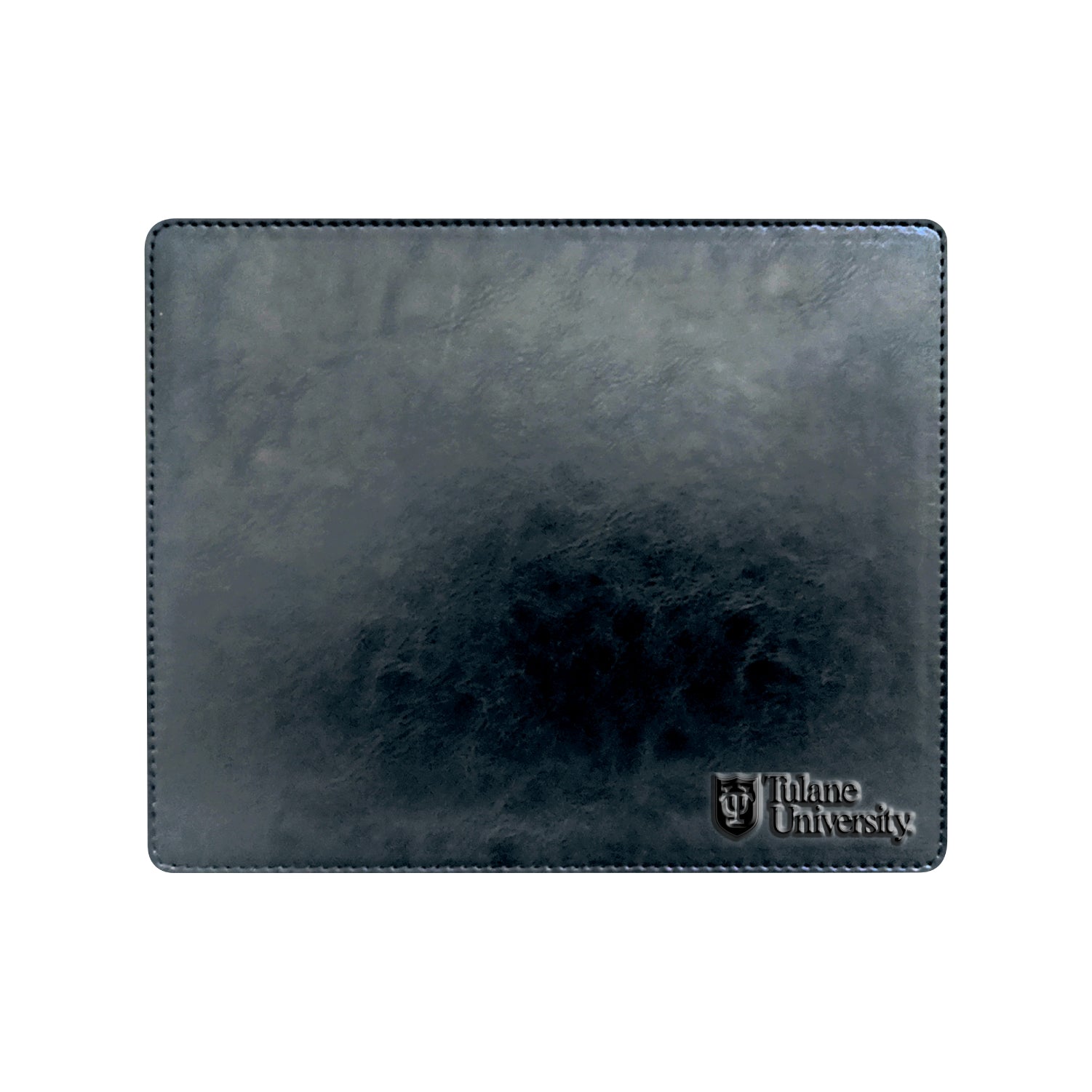 Tulane University V4 Leather Mousepad, Black, Alumni V2