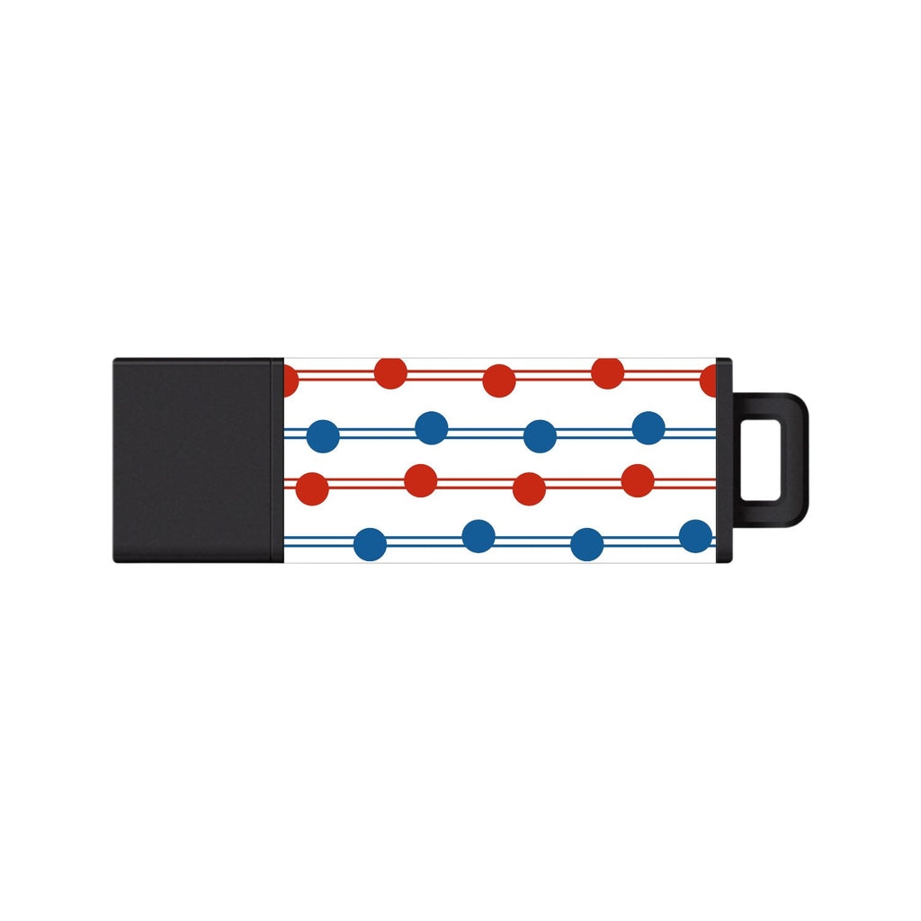 Red and Blue Dots, USB Flash Drive | OTM Essentials