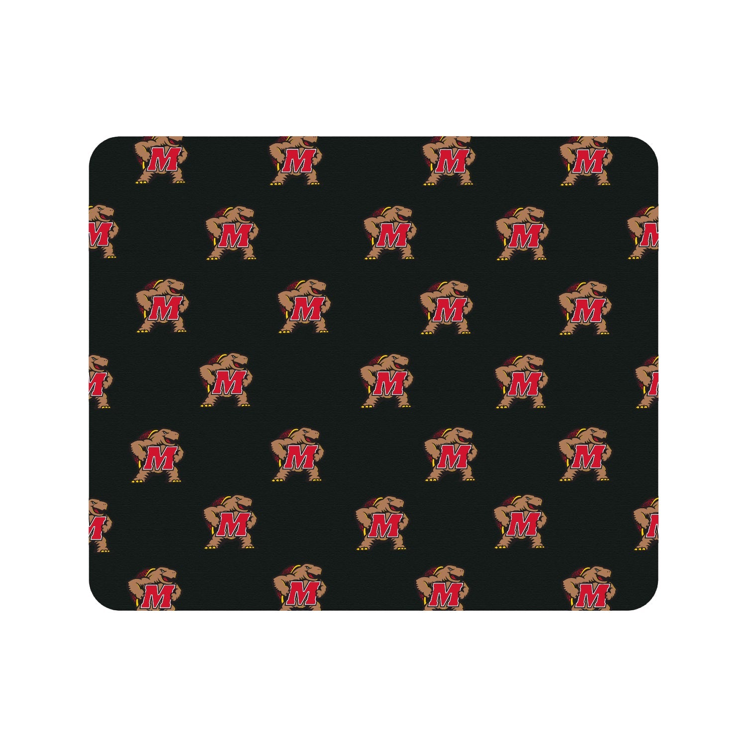 University of Maryland Black Mousepad, Mascot V1