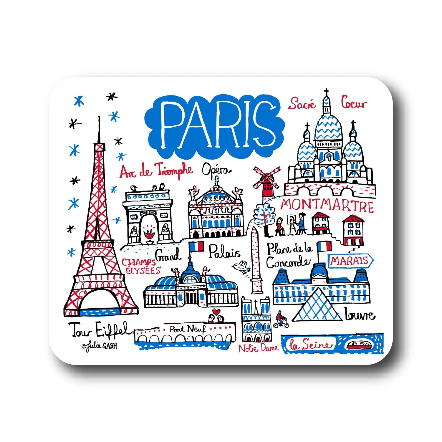 OTM Essentials Prints Series Mouse Pad, Paris